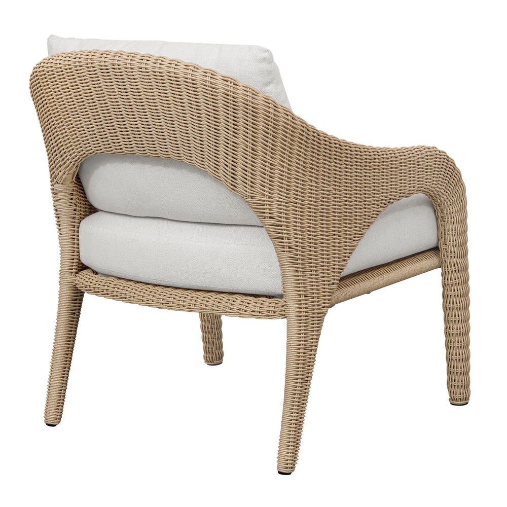 Avenue White All Weather Outdoor Lounge Chair