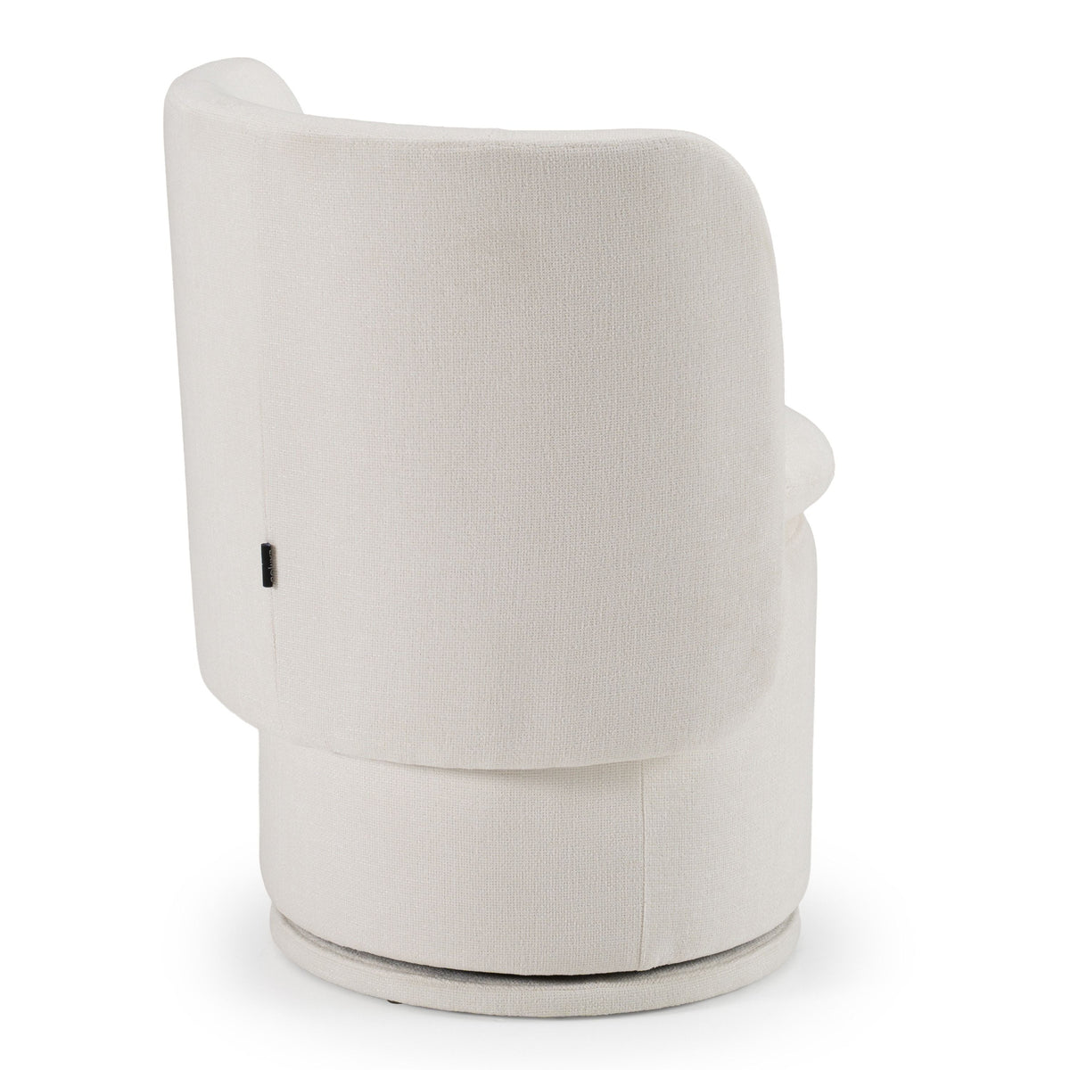 Catalina Modern Ivory Swivel Dining Chair