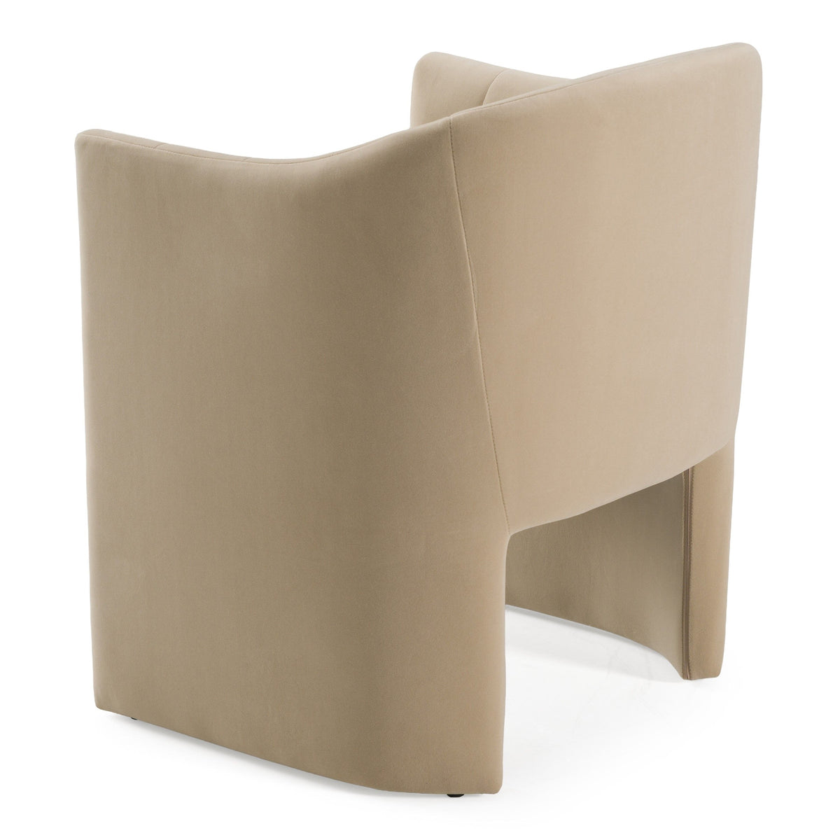 Akiko Modern Beige Fabric Dining Chair