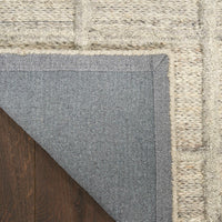 Marian Silver Wool Area Rug