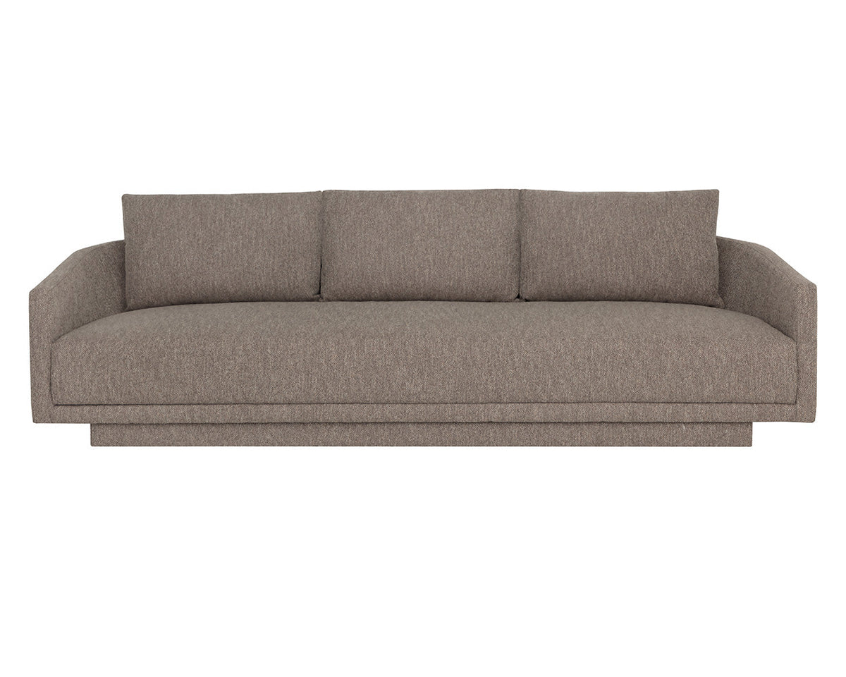 Gannon 110" Earth-Toned Upholstered Sofa