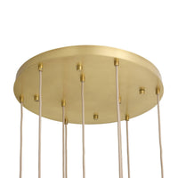 Javier 25" Champagne Crystal Multi-Port Chandelier