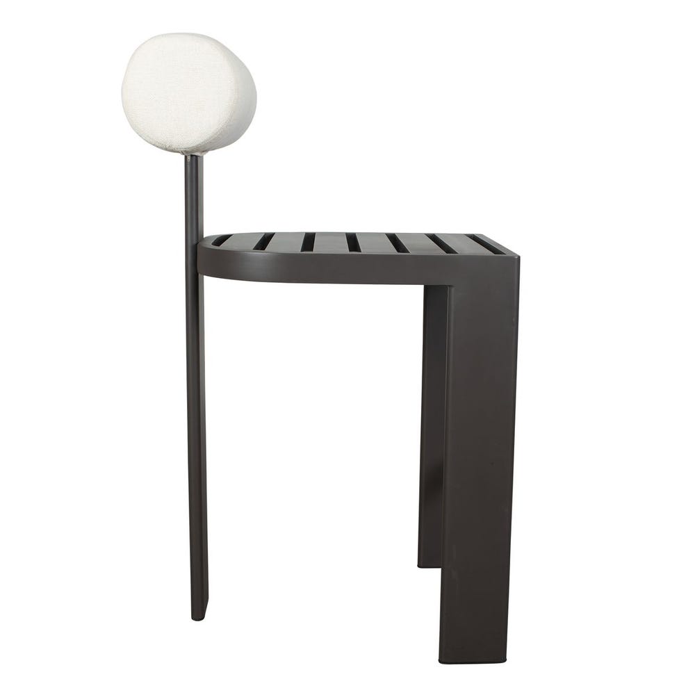 Verah White Outdoor Bar Stool