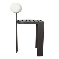 Verah White Outdoor Bar Stool