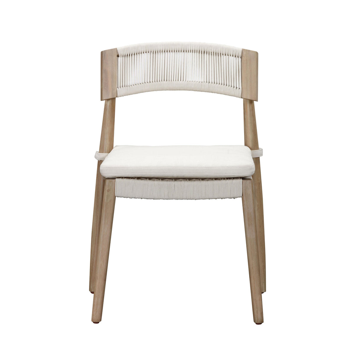 Spirah Cream Indoor/Outdoor Dining Chair (Set of 2)