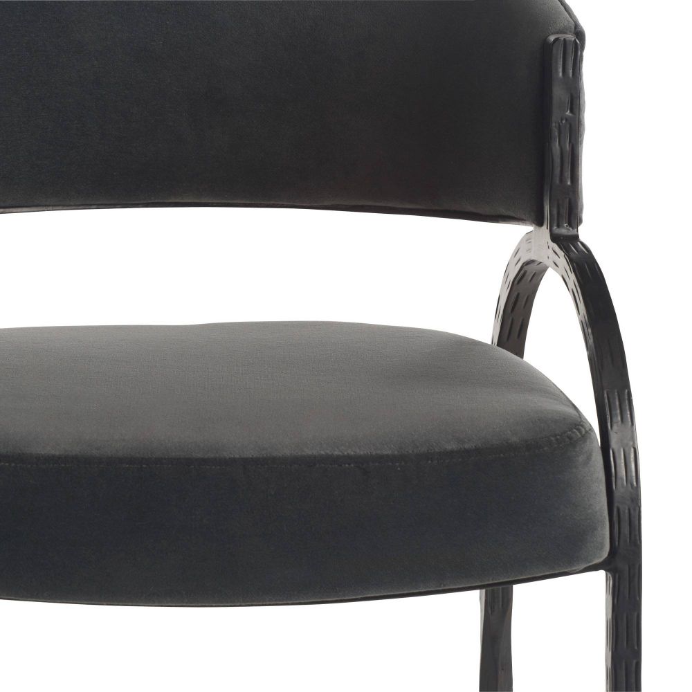 Zelise Midnight Grey Dining Chair