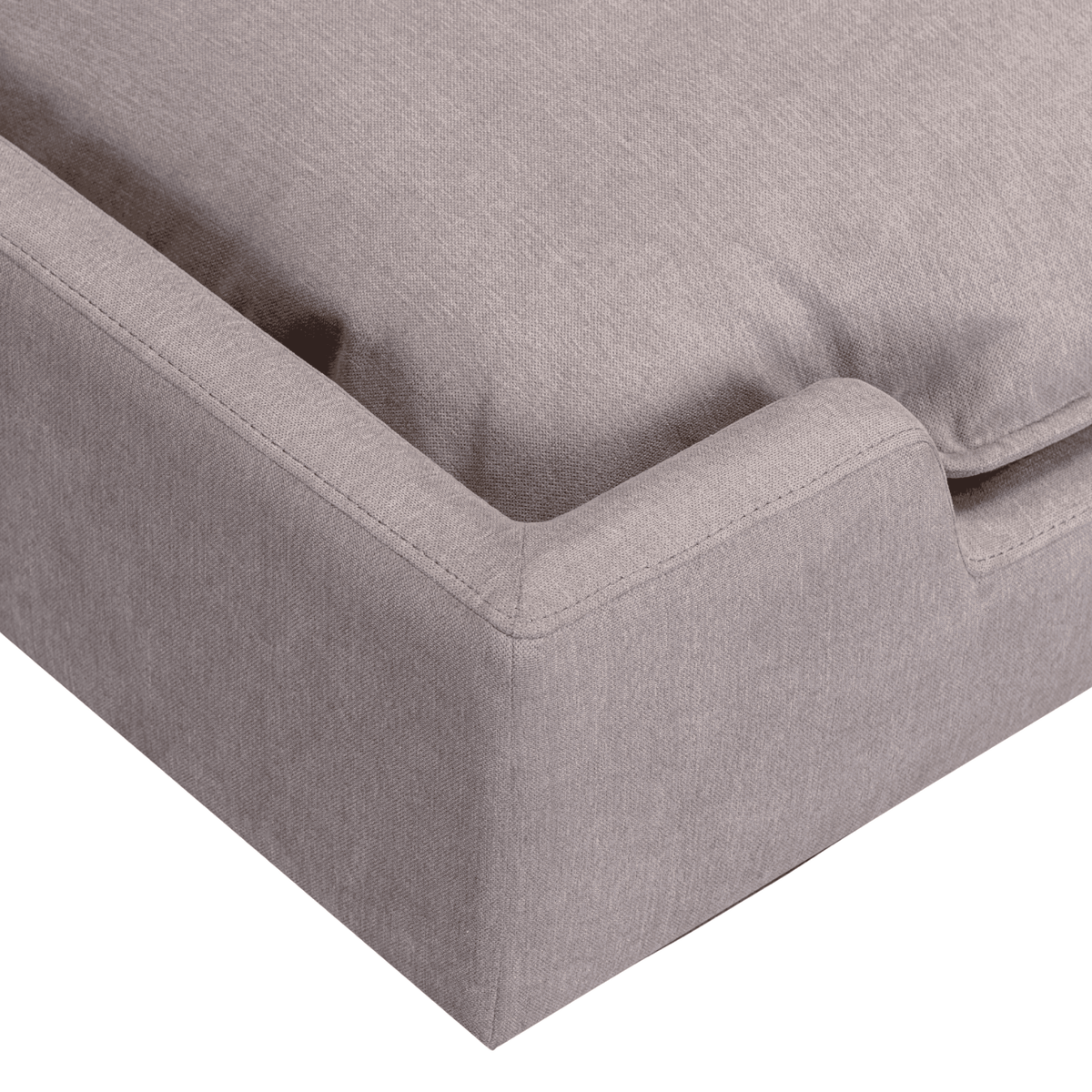 Karsyn 40.2" Performance Grey Fabric Modular Pet Bed