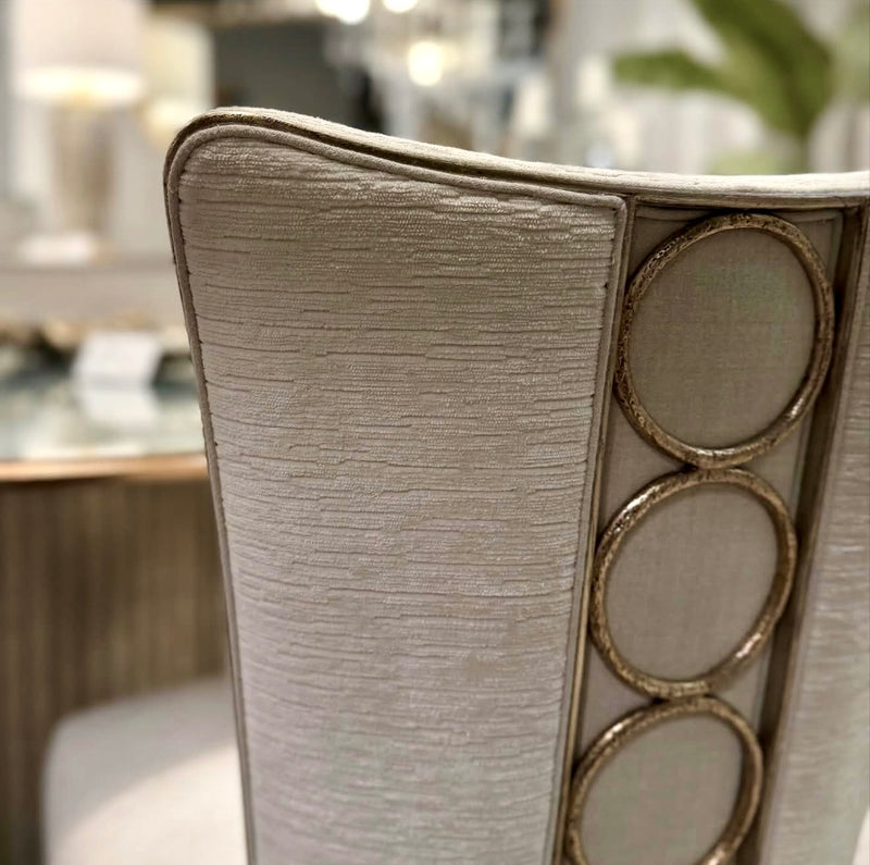 Stella Ivory & Gold Dining Chair