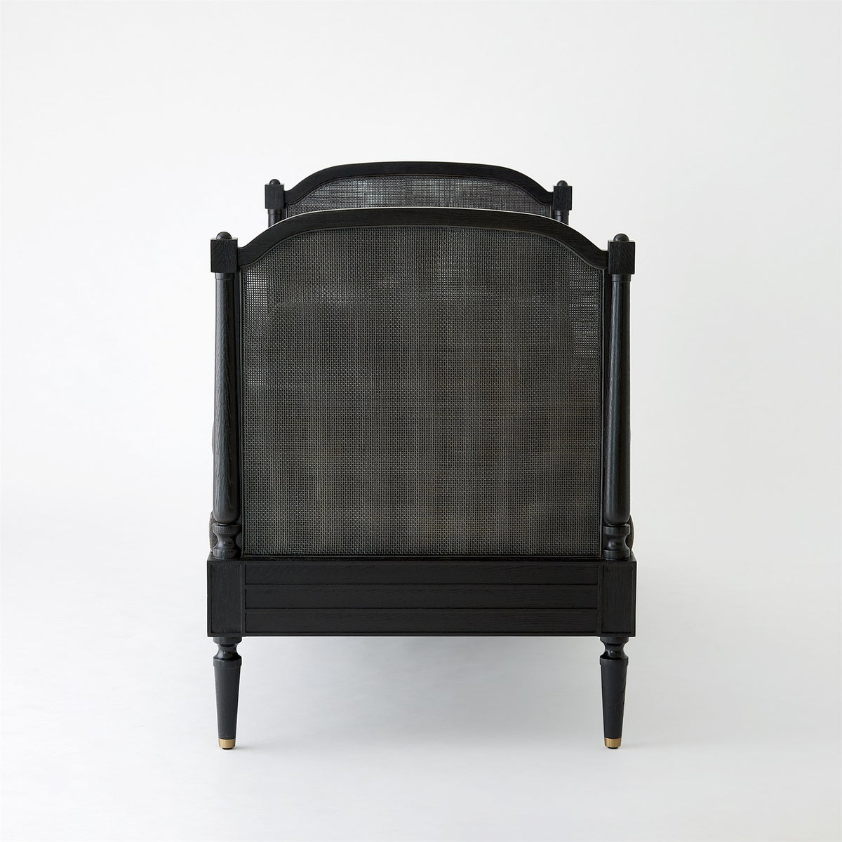 Josephine Blackened Oak  & Velvet Daybed