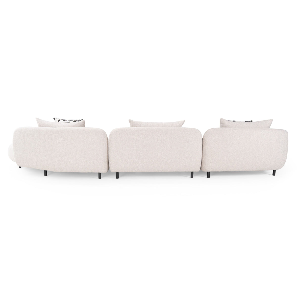 Emilia 172" Modern Beige Sectional Sofa