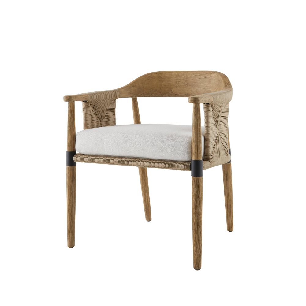 Estes Outdoor Performance Boucle Dining Chair
