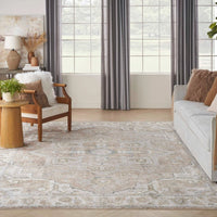 Pheobe Beige Washable Area Rug