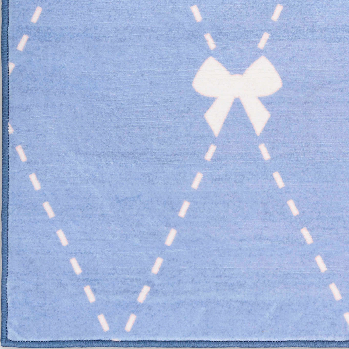 Bows Blue & White Area Rug
