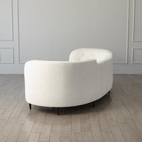 Lauren 89.5 Stylishly Curved Sofa With Legs