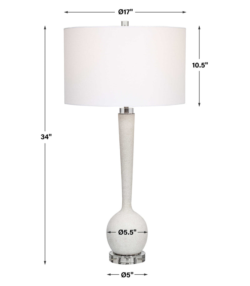 Bentley Ivory & Cystal Table Lamp