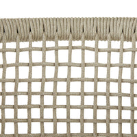 Enzo Buff Plain Weave Outdoor Dining Chair