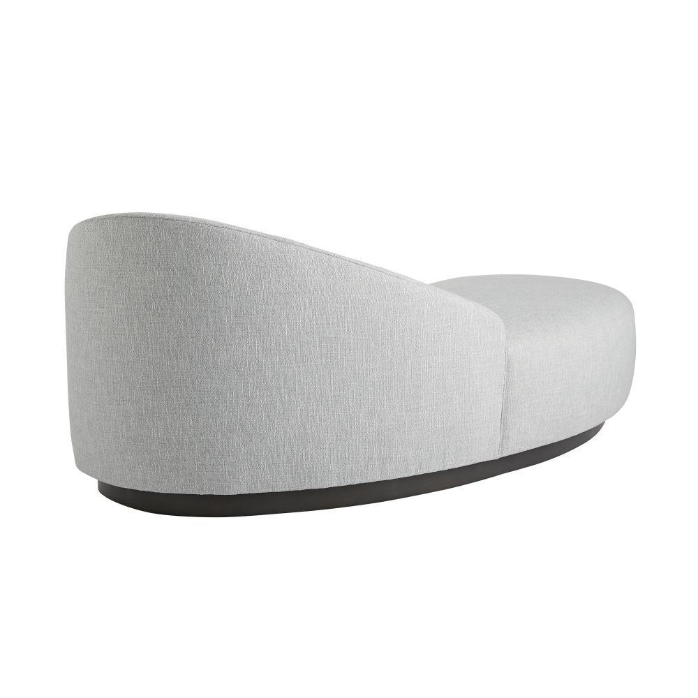 Emilee 71" Iceberg Linen Grey Ash Chaise