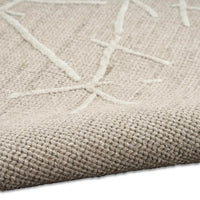 Alexis Modern Rrhythmic Taupe Area Rug