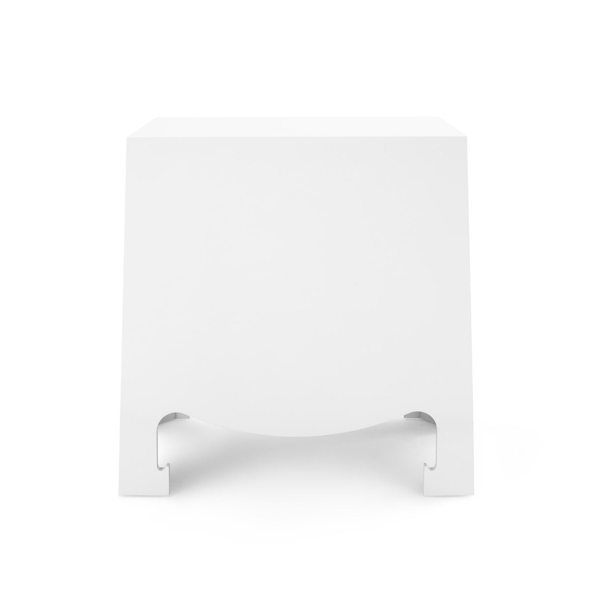 Maylee 26" White & Gold End Table/Nightstand