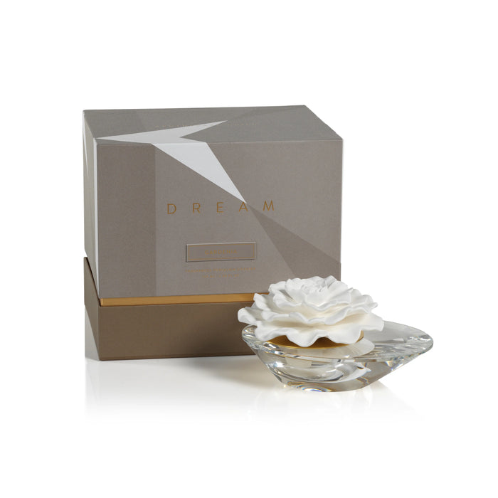 Dream Gardenia Fragrance Porcelain & Crystal Diffuser (Sets of 2 & 4) - 2 Sizes Available