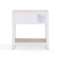 Piara Natural Mother of Pearl Inlaid Nightstand