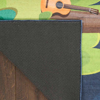 Camping Navy Multicolour Area Rug