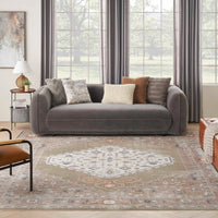 Pheobe Sage Multicolour Washable Area Rug