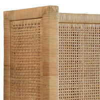Ottilie Winged Wrapped Rattan Bed