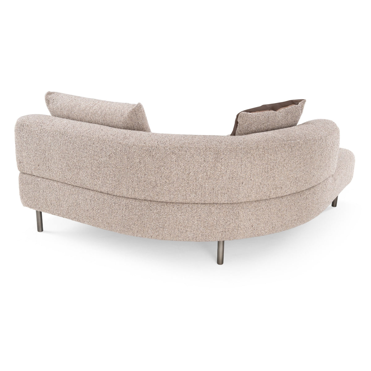 Marlago 148" Modern Brown Upholstered Sectional Sofa
