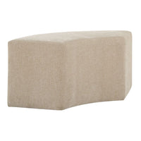 Verdi 45" Curved Silhouette Velvet Dining Bench