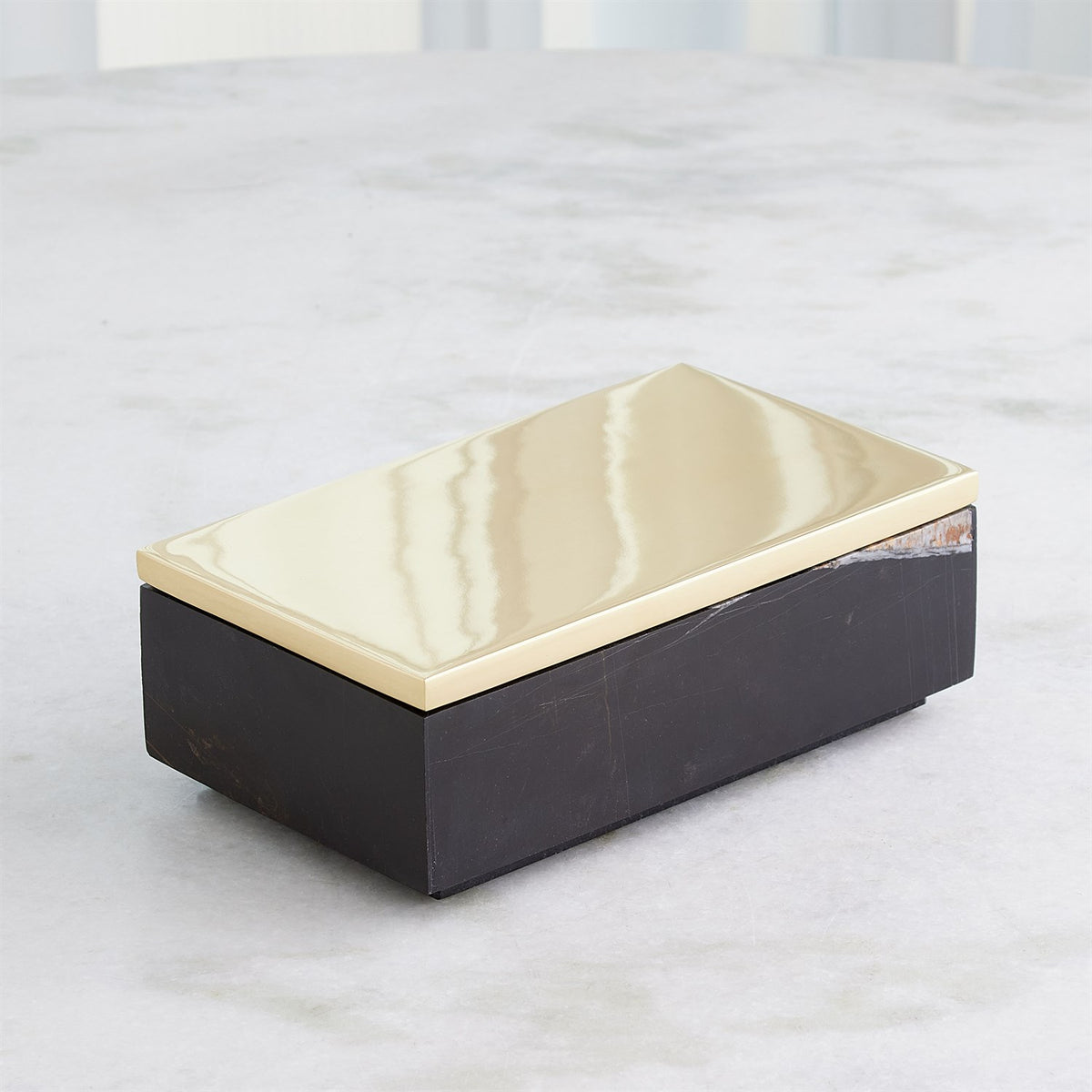Cosmopolitan Black Marble & Polished Brass Collection
