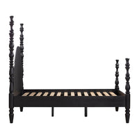 Rosalie Black Ash Bed