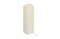 Onyx White Square Table Lamp