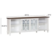 Rebby White 80" Console