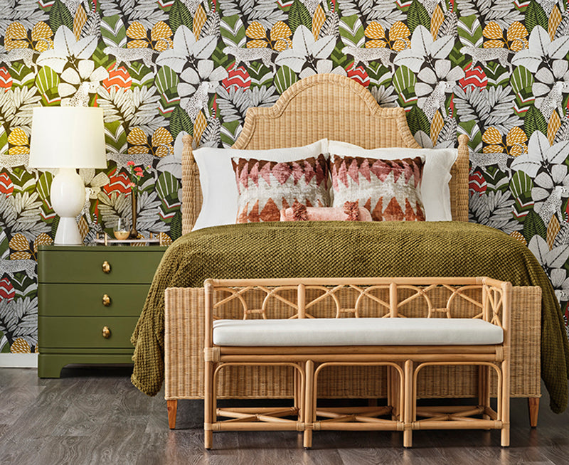 Fleur Rattan Bed