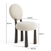 Sulley Cream Performance Grade Chenille Dining Chair