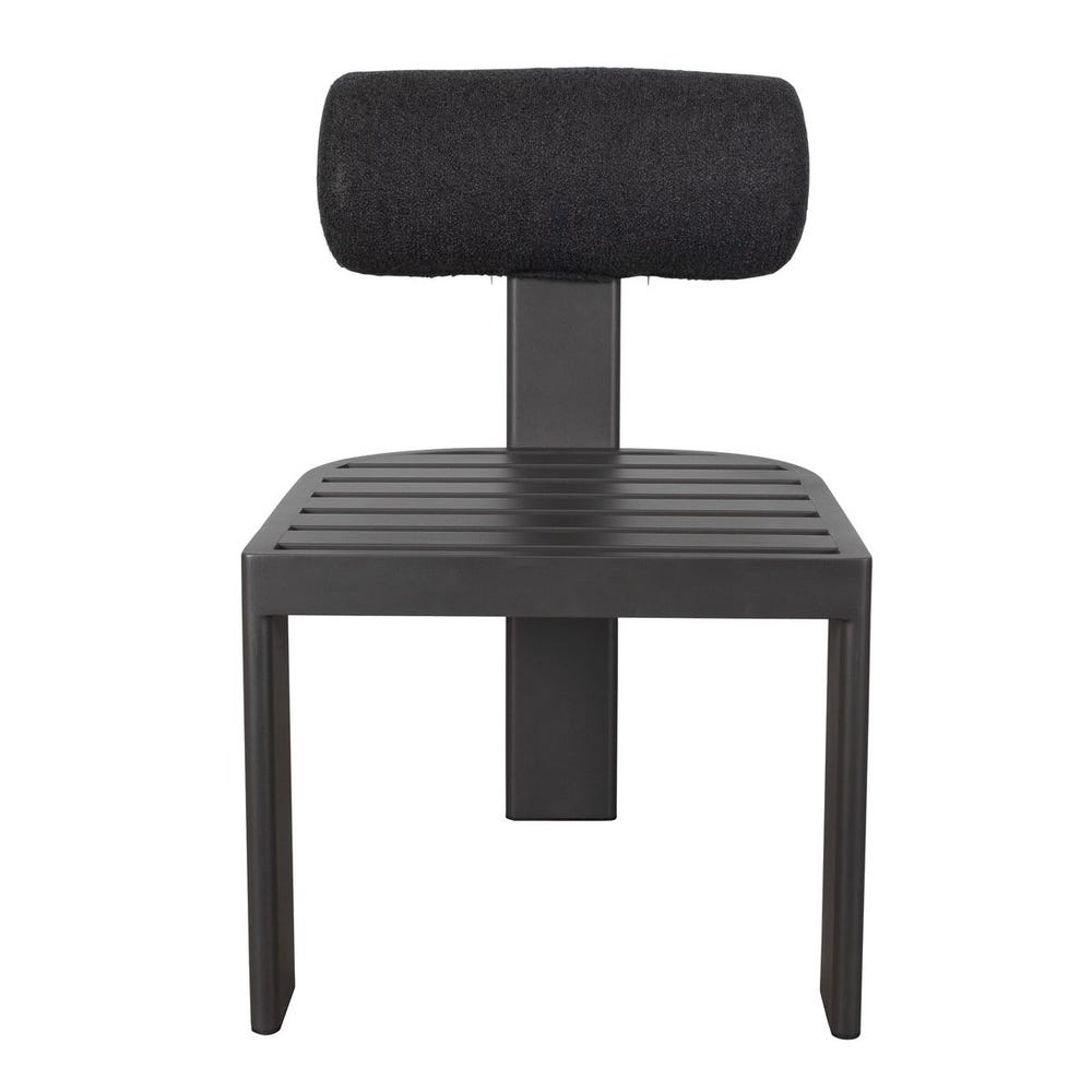 Verah Charcoal Outdoor Armless Dining Chair