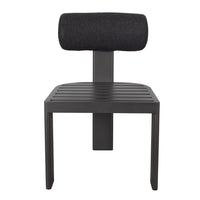 Verah Charcoal Outdoor Armless Dining Chair
