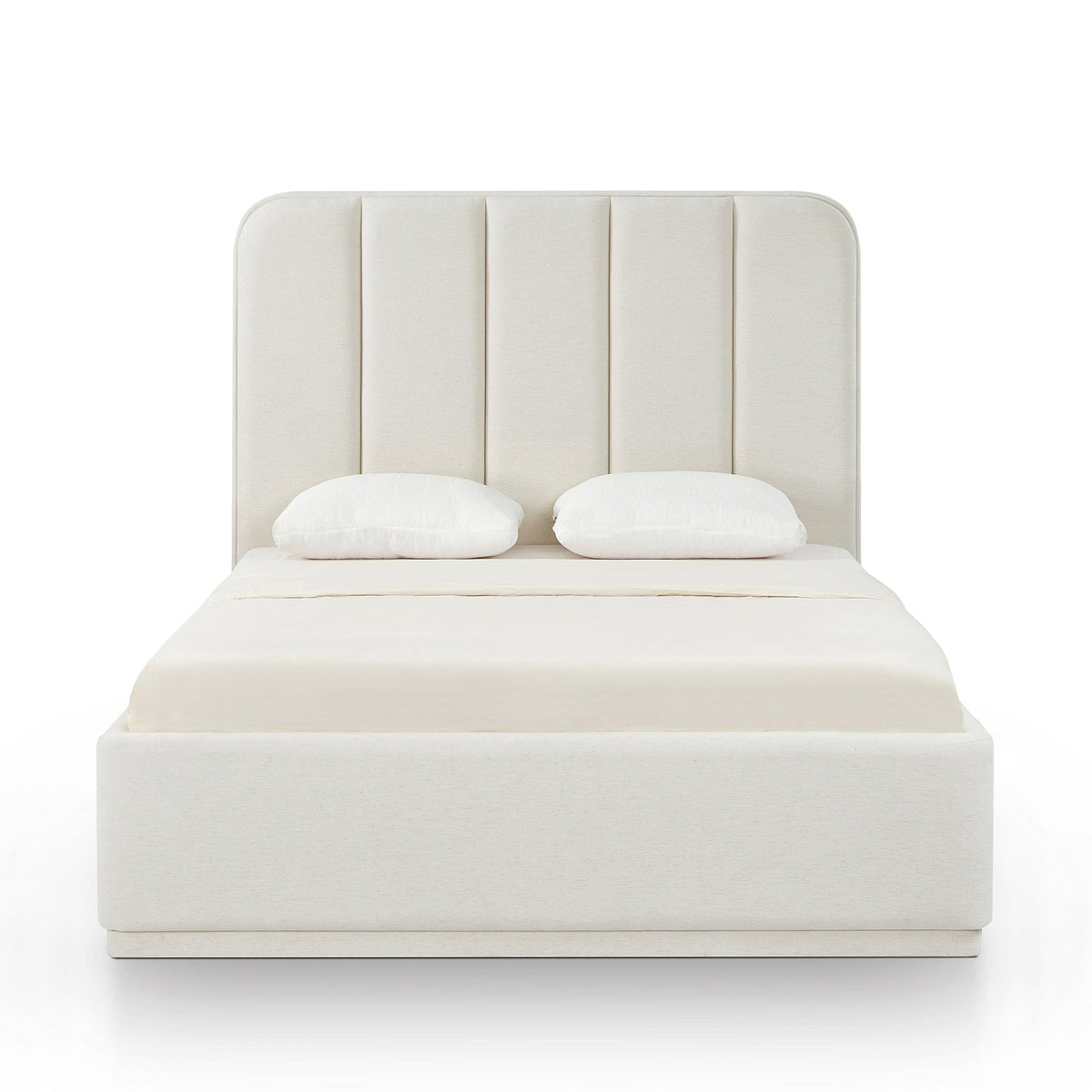 Penelope Cream Chenille Bed (2 Sizes Available)