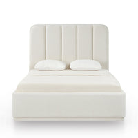 Penelope Cream Chenille Bed (2 Sizes Available)