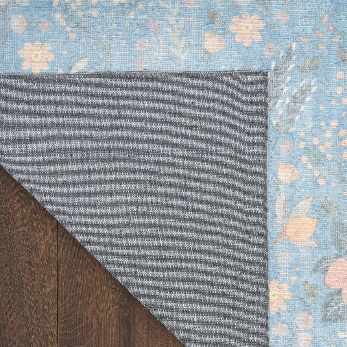 Elara Light Blue Multicolor Area Rug