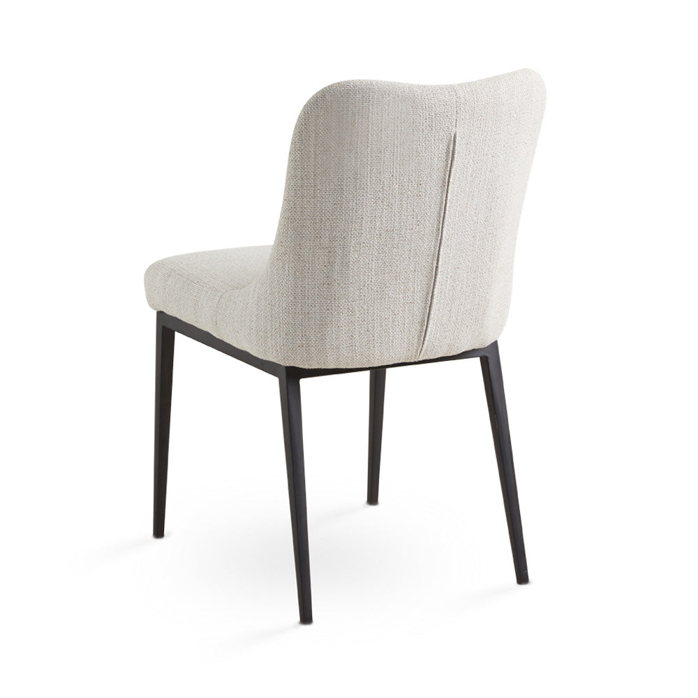 Flynn Grey Linen Dining Chair