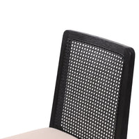 Cane Black Dining Chair (Set of 2)