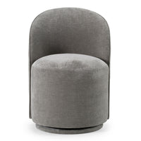 Bridget Modern Grey Swivel Dining Chair