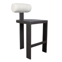 Verah White Outdoor Bar Stool