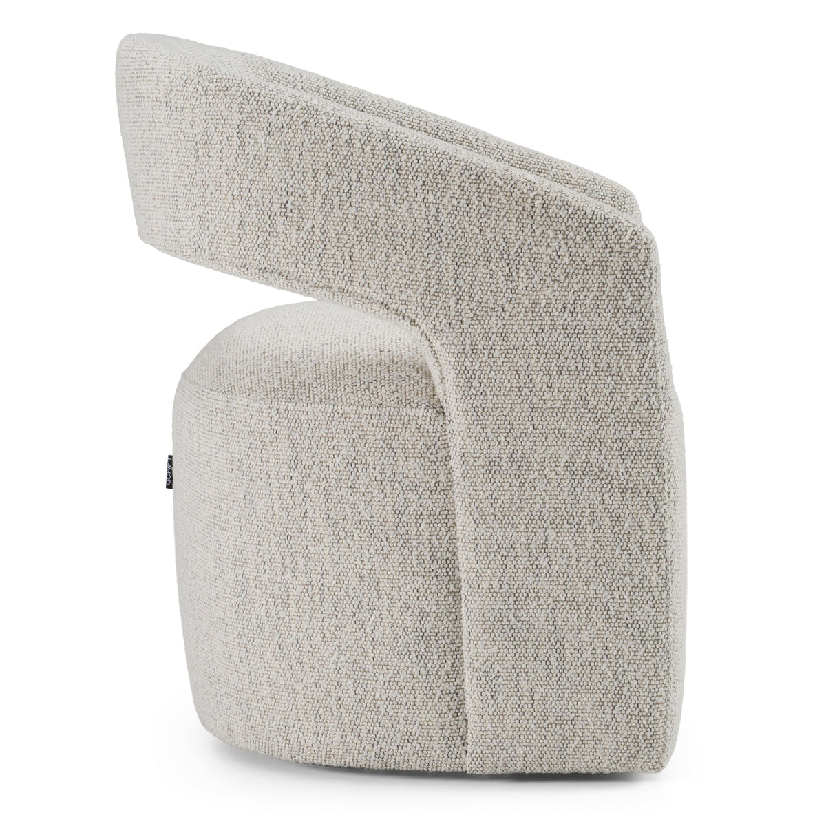 Gastra Beige Modern Fabric Dining Chair