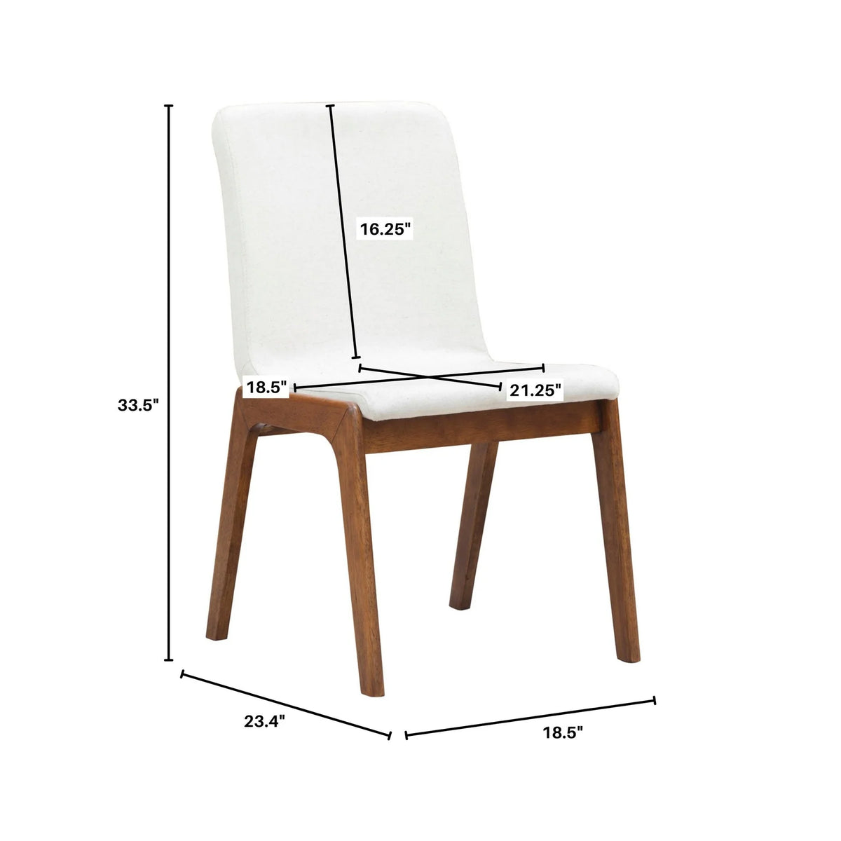 Asante Cream Dining Chair (Set of 2)