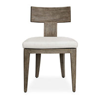 Sammantha White & Grey Outdoor Dining Chair (Set of 2)