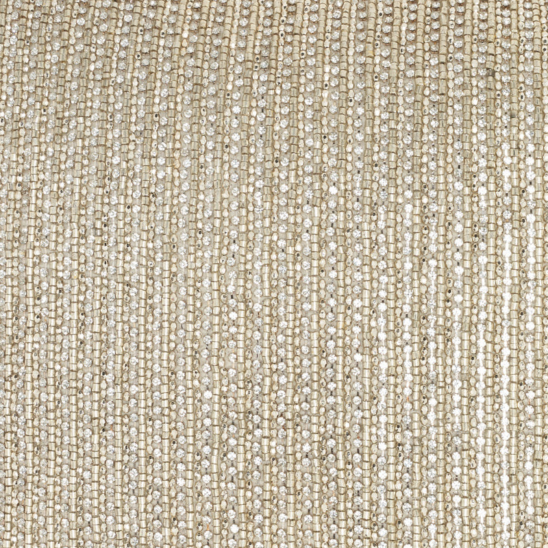 Blythe Shimmering Gold Beads Glam Throw Pillow (2 Sizes Available)