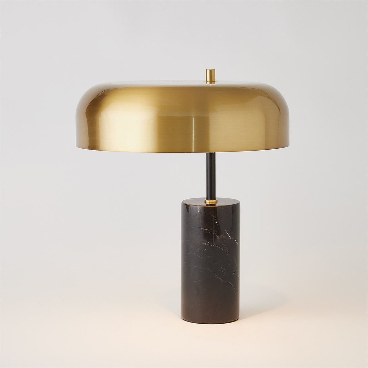 Dome Table Lamp-Gold/Black